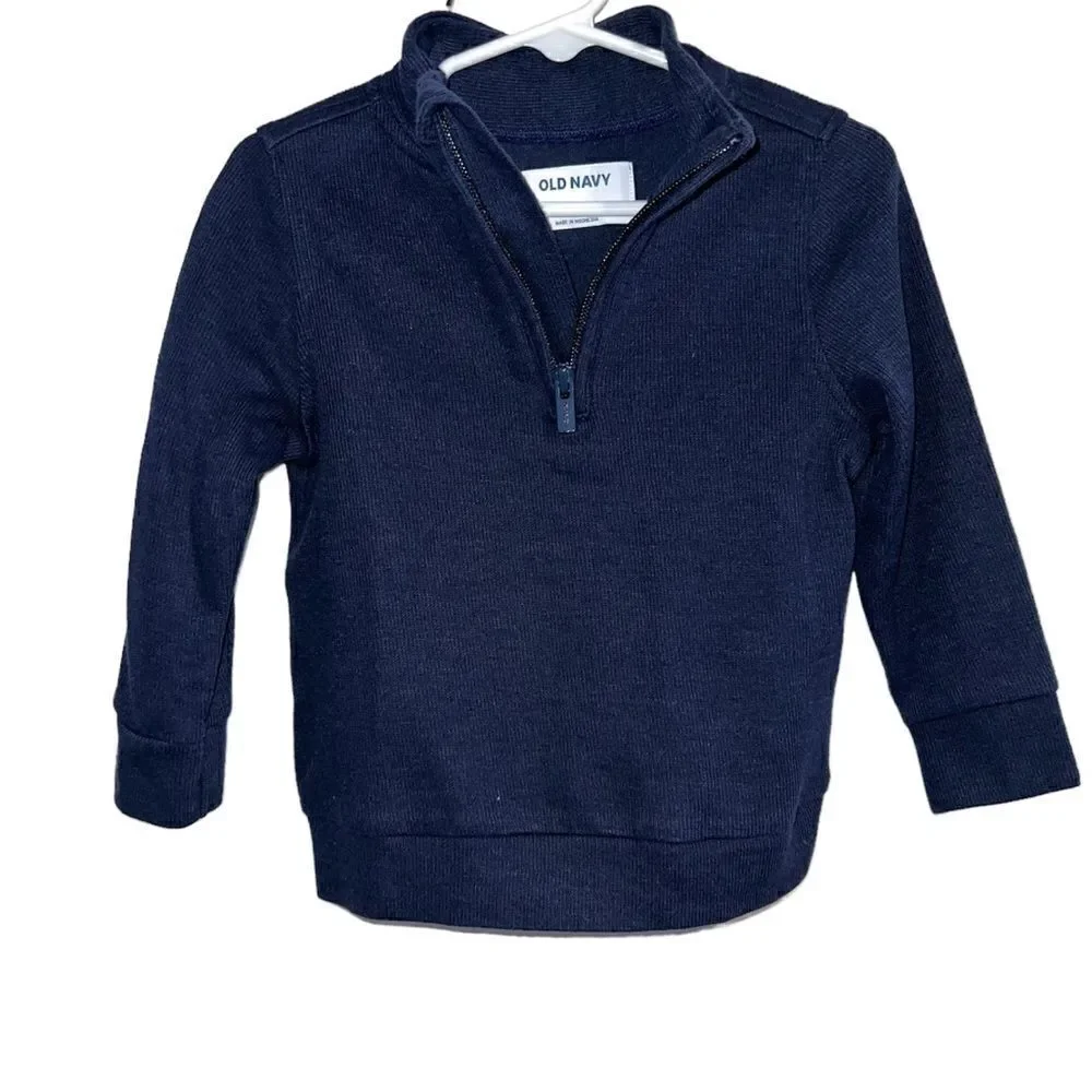 Old Navy Pullover Zipper Mock/Zipper 2T